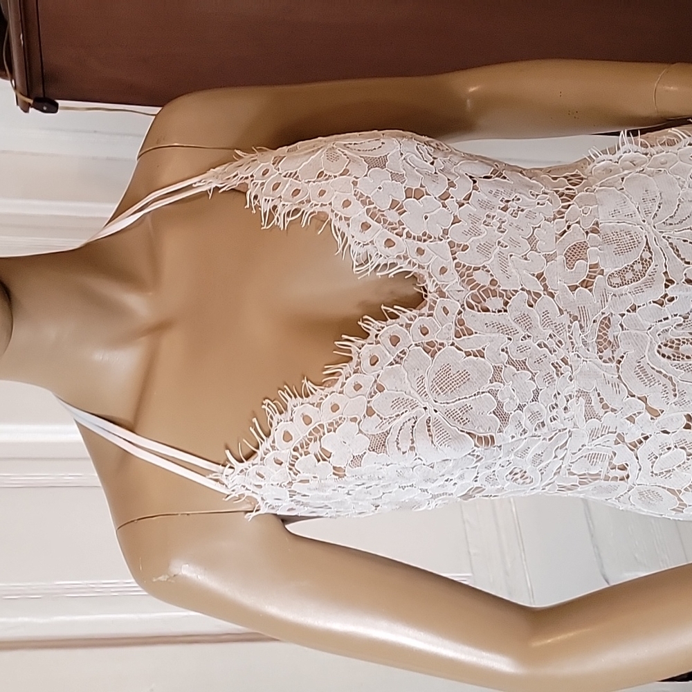 LULU'S White Lace Maxi - Picture 2 of 10
